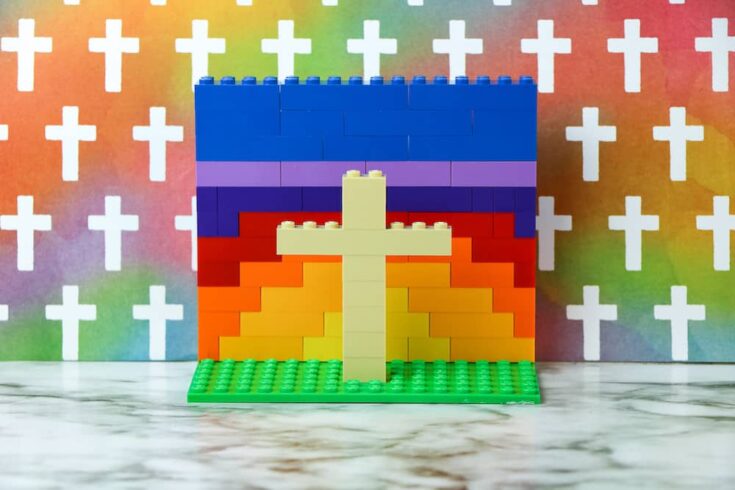 LEGO-Cross-11-735x490 Easter Cross Craft Ideas