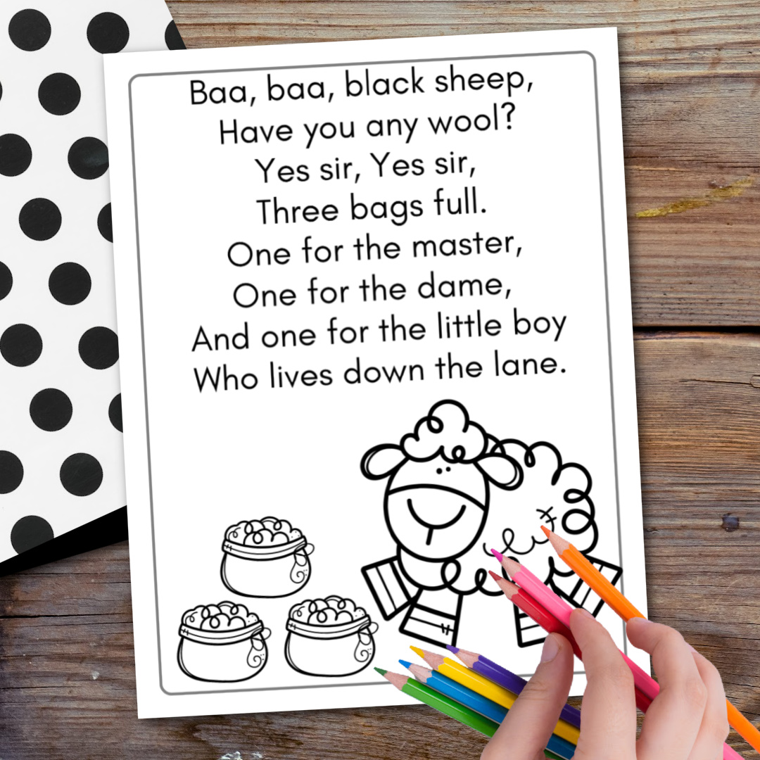 baa-baa-black Baa Baa Black Sheep Activities for Toddlers