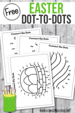 Free Printable Easter Dot to Dot Worksheets
