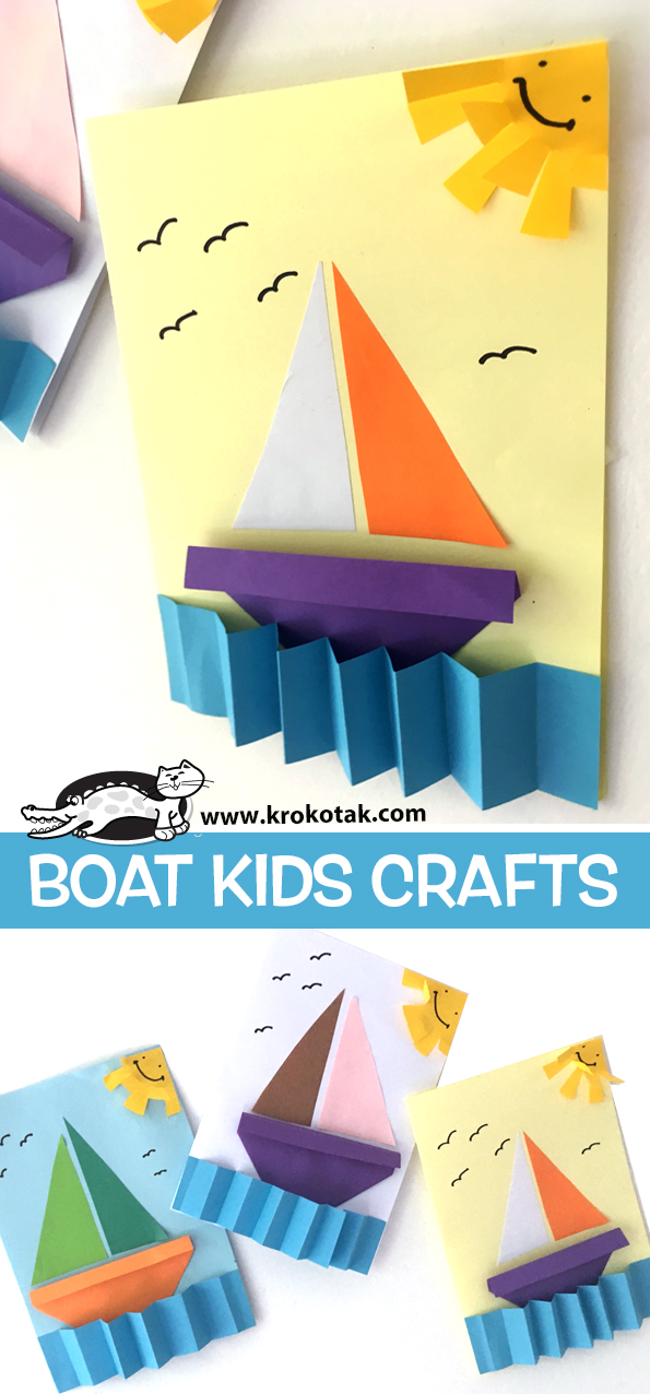 3-7 Preschool Boat Crafts