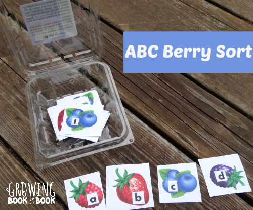 ABC-Berry-Sort 22 Strawberry Printable Worksheets for Preschoolers