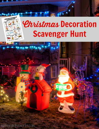 Christmas-Decoration-Scavenger-Hunt-325-x-425 Christmas Scavenger Hunt Ideas