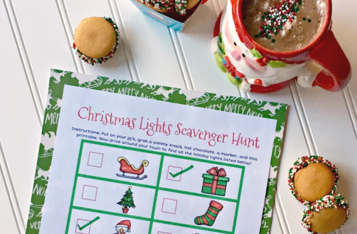 Christmas-Lights-Scavenger-Hunt-Printable Christmas Scavenger Hunt Ideas