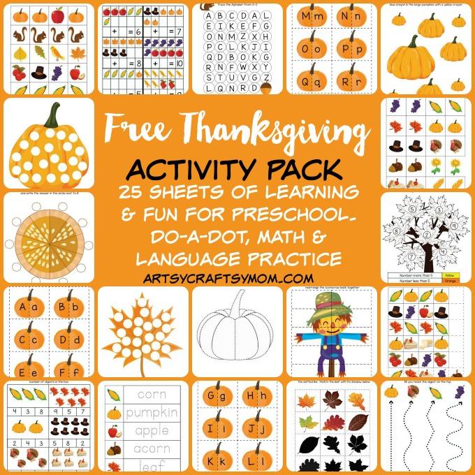 Free-Thanksgiving-Preschool-Activity-Pack1 Thanksgiving Printables for Preschoolers