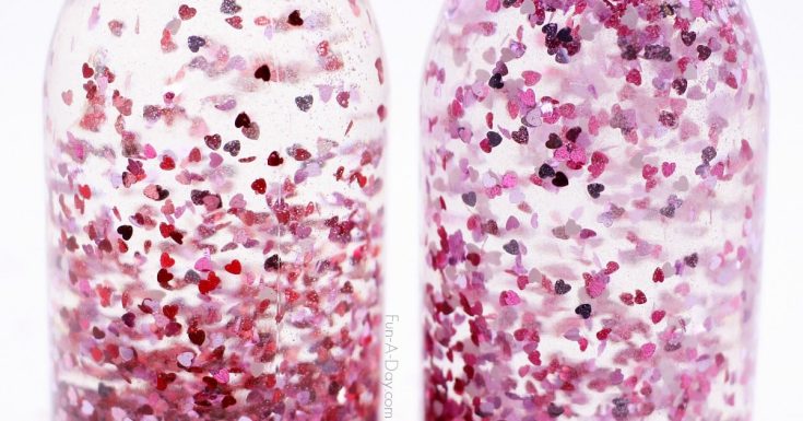 Heart-glitter-jar-such-sensory-fun-for-the-kids-735x385 20 Valentine's Day Sensory Activities for Preschoolers