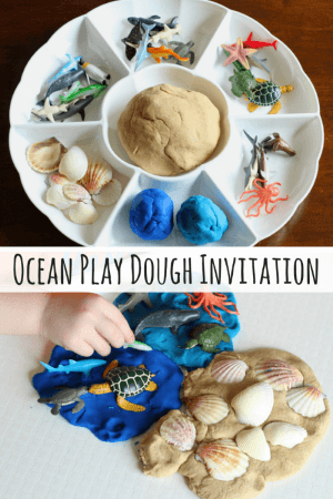 Ocean-Play-Dough-Invitation_feature Summer Learning Activities for Preschool
