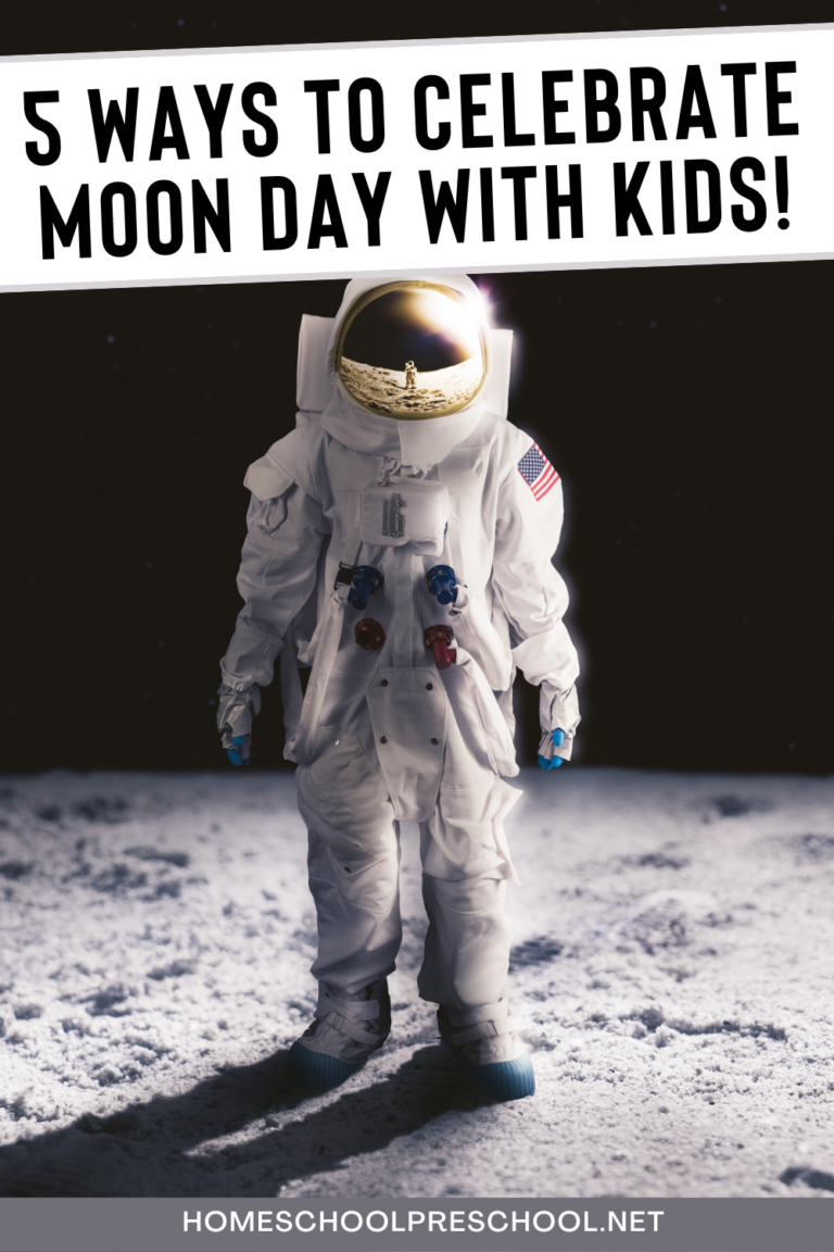 5 Ways to Study the Moon with Preschoolers