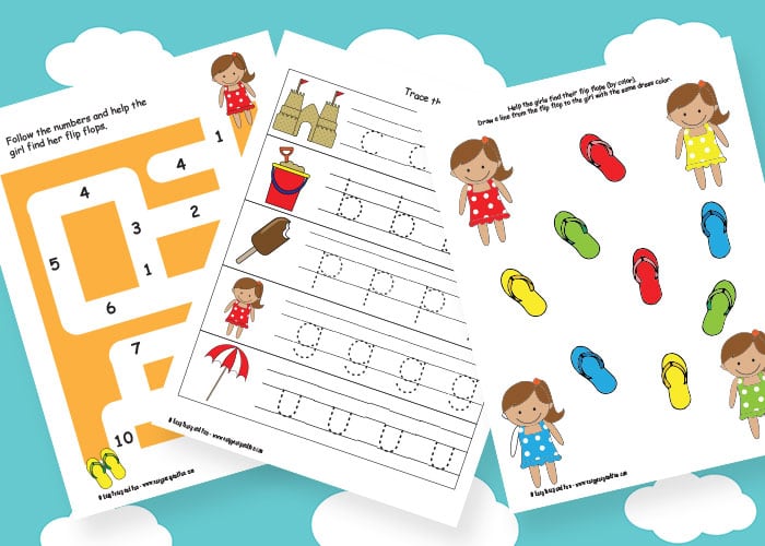 Summer-Printables-for-Kids Summer Learning Activities for Preschool