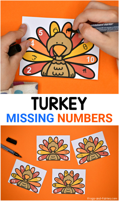 Turkey-Missing-Numbers-3-m Thanksgiving Printables for Preschoolers