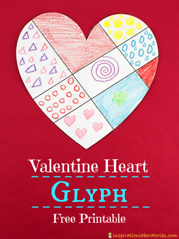 Valentine-Heart-Glyph0 22 Printable Valentines Worksheets for Kids