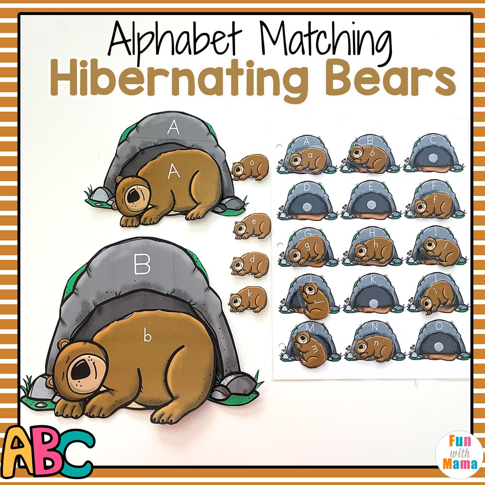alphabet-matching-hibernating-bears-cover Hands-On Letter Games for Preschoolers