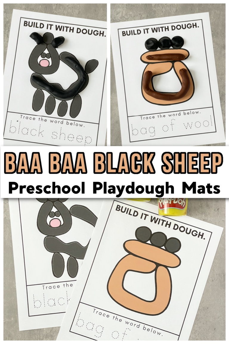 Baa Baa Black Sheep Activity