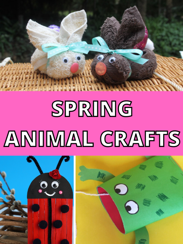 Spring Animal Crafts Story