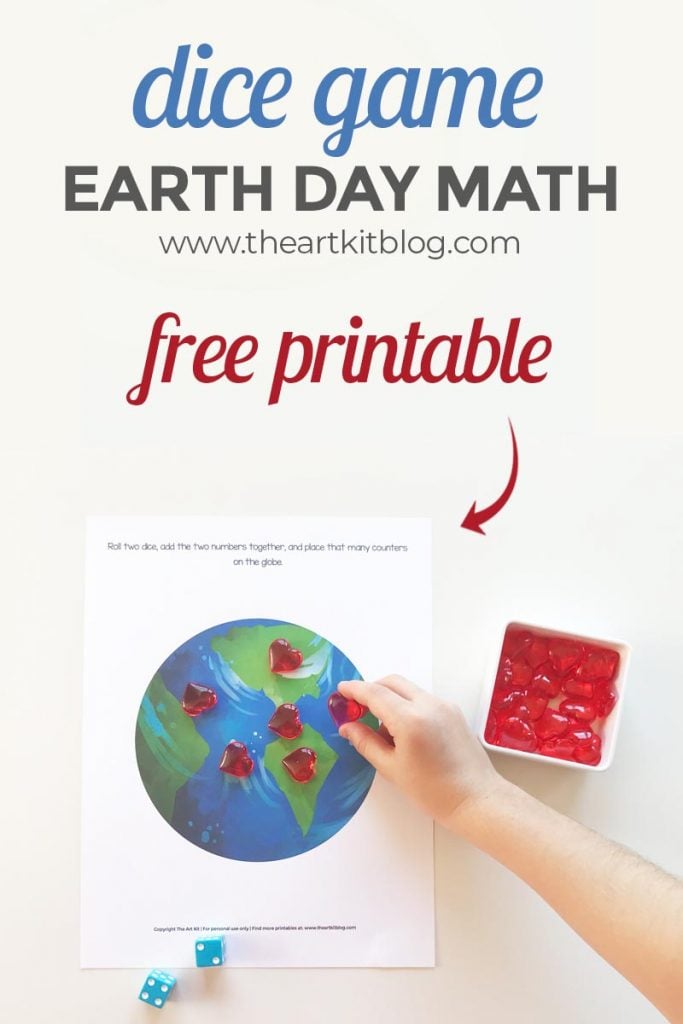 dice-math-worksheet-earth-day-adding-game-printable-PINTEREST-ORIGINAL-683x1024-1 Earth Day Worksheets for Preschoolers