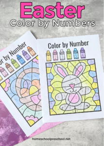 Easter Color by Number Printable
