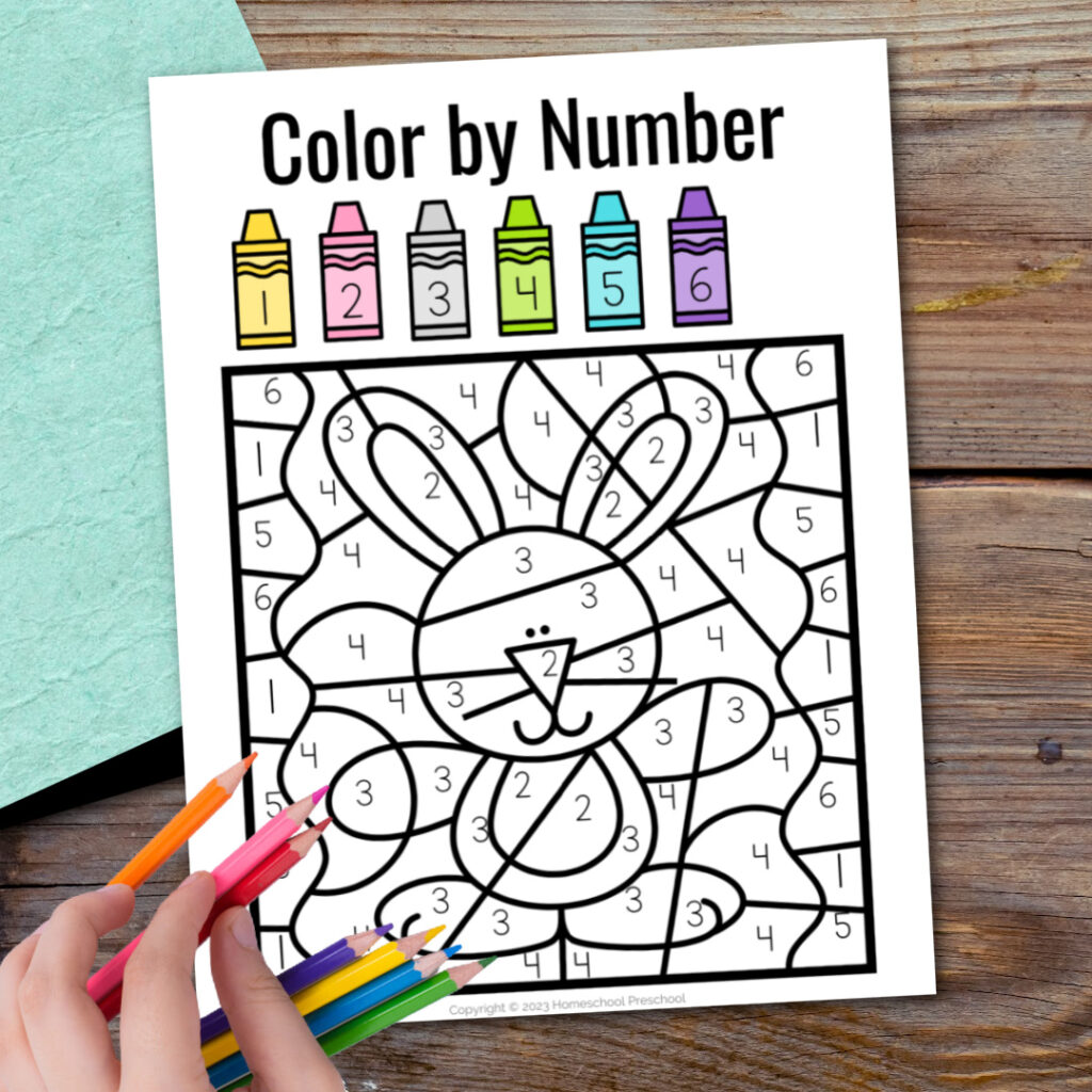 free-printable-easter-templates-1024x1024 Easter Color by Number Printable