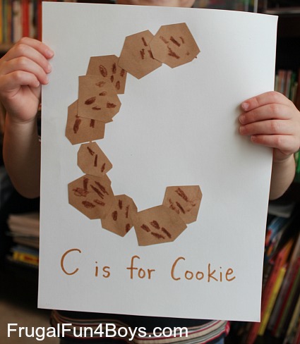 letter-C-1 Cookie Crafts for Preschoolers