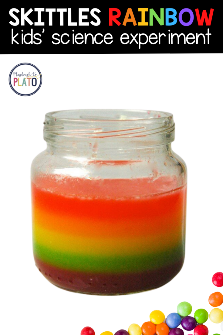 skittle-Rainbow-kids-science-735x1103 How to Engage Preschoolers with Jar Science Experiments
