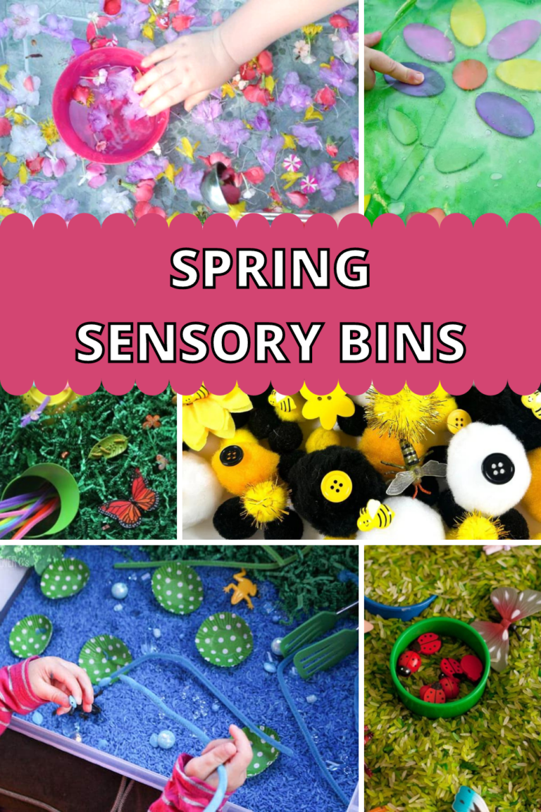 Spring Sensory Bins