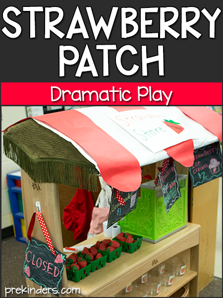 strawberry-patch-dramatic-play 22 Strawberry Printable Worksheets for Preschoolers