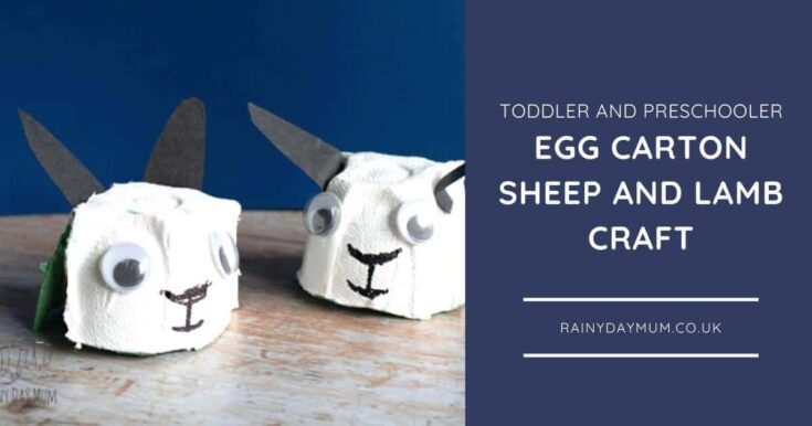 toddler-and-preschooler-egg-carton-sheep-and-lamb-craft-735x386 Spring Animal Crafts