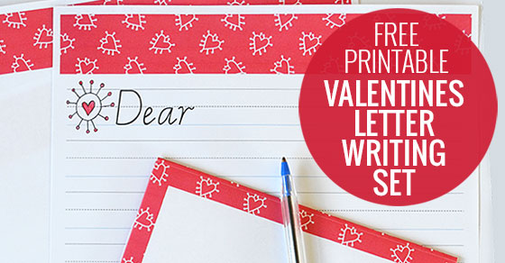 valentines-writing-set-fb 22 Printable Valentines Worksheets for Kids