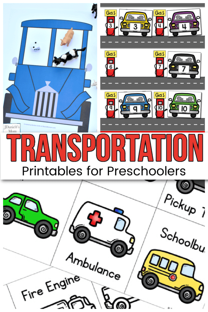 25+ Preschool Transportation Theme Printables