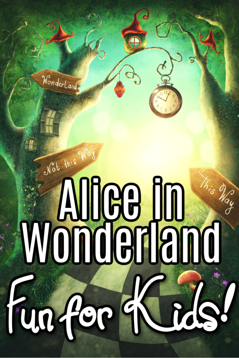 Alice in Wonderland Printables and Preschool Activities