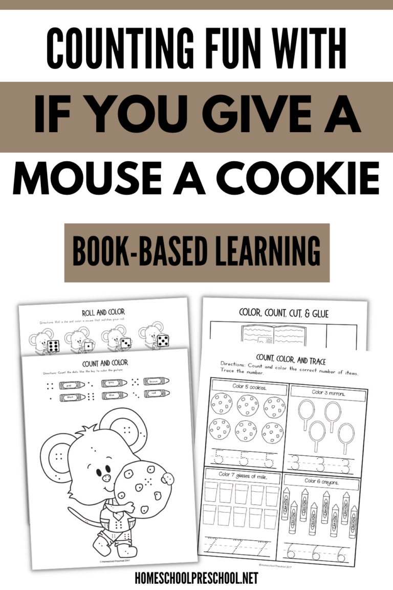 If You Give a Mouse a Cookie Counting Activities