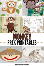 Marvelous Monkey Printables for Preschoolers