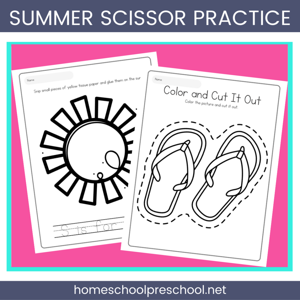 summer-worksheets-for-preschool-1024x1024 Summer Fine Motor Activities