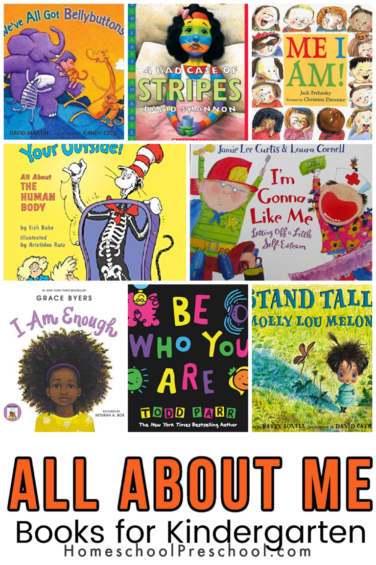 All About Me Books for Kindergarten