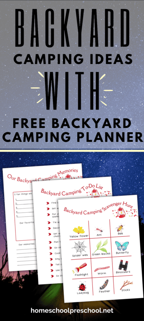Backyard Camping Ideas | Free Backyard Camping Planner