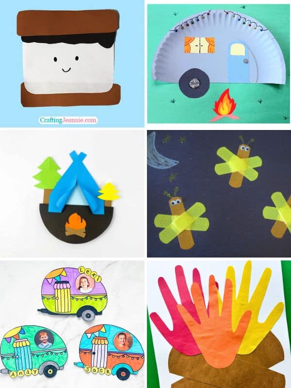 Camping Crafts for Preschoolers
