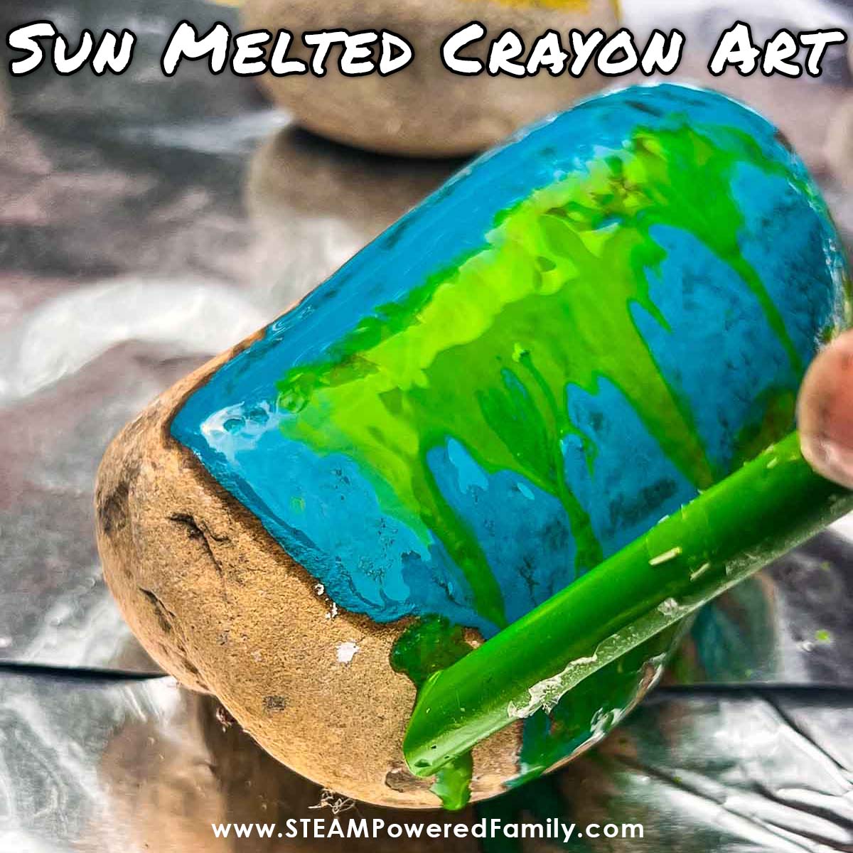 Sun-Melted-Crayon-Art-SQUARE Camping STEM Activities