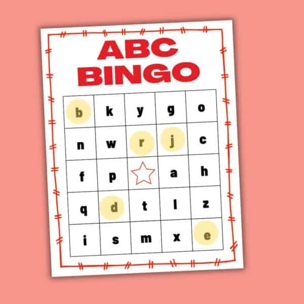 Lowercase Alphabet Bingo Printable | Letter Recognition Fun!