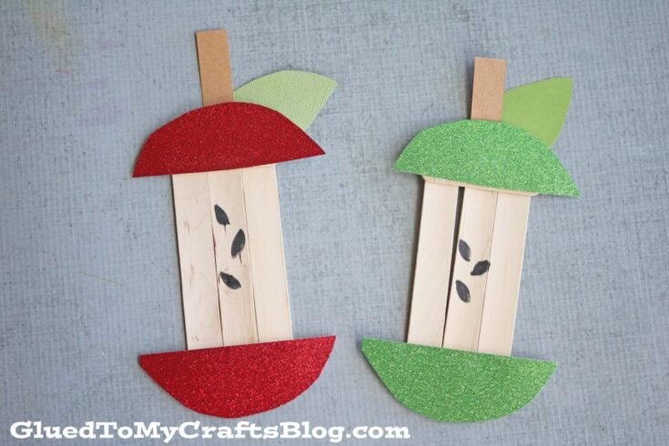 apple-core-kid-craft-2-1024x683-2-735x490 Activities for Johnny Appleseed Day