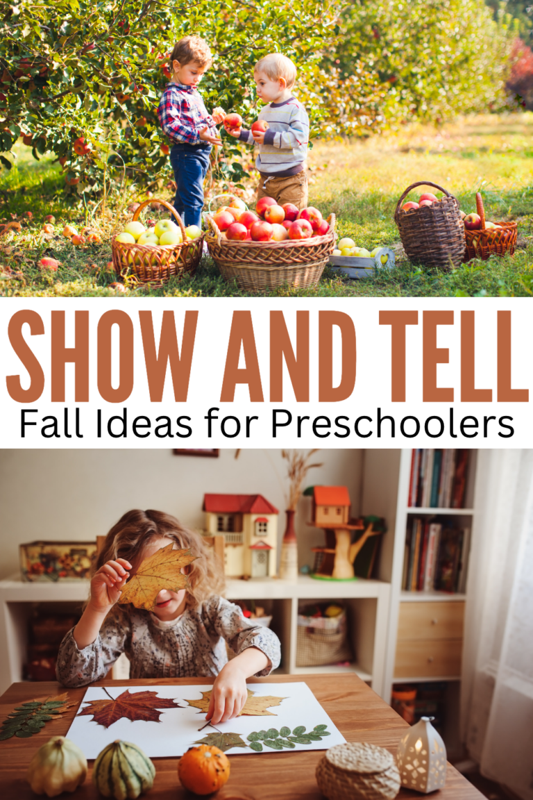 Fall Show and Tell Ideas for Preschool