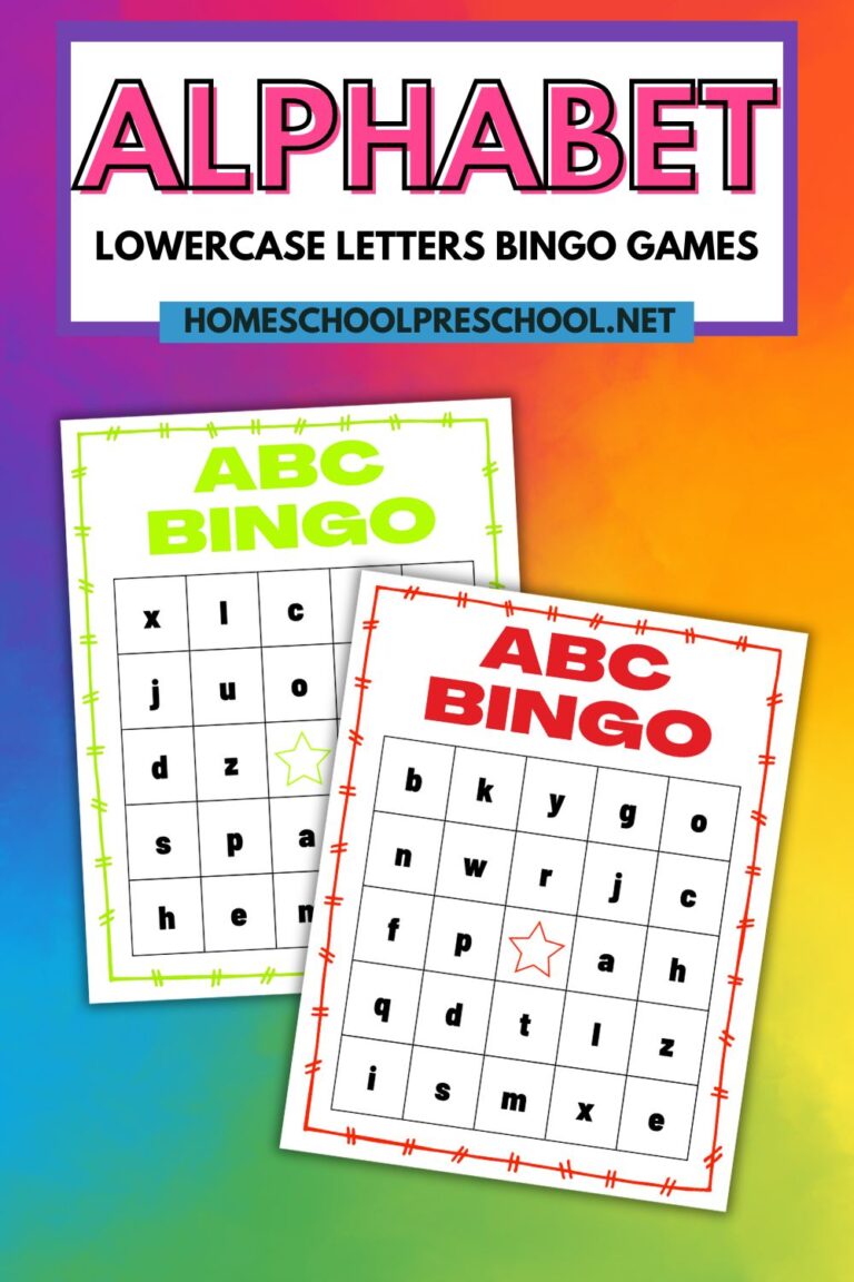 Lowercase Alphabet Bingo Printable