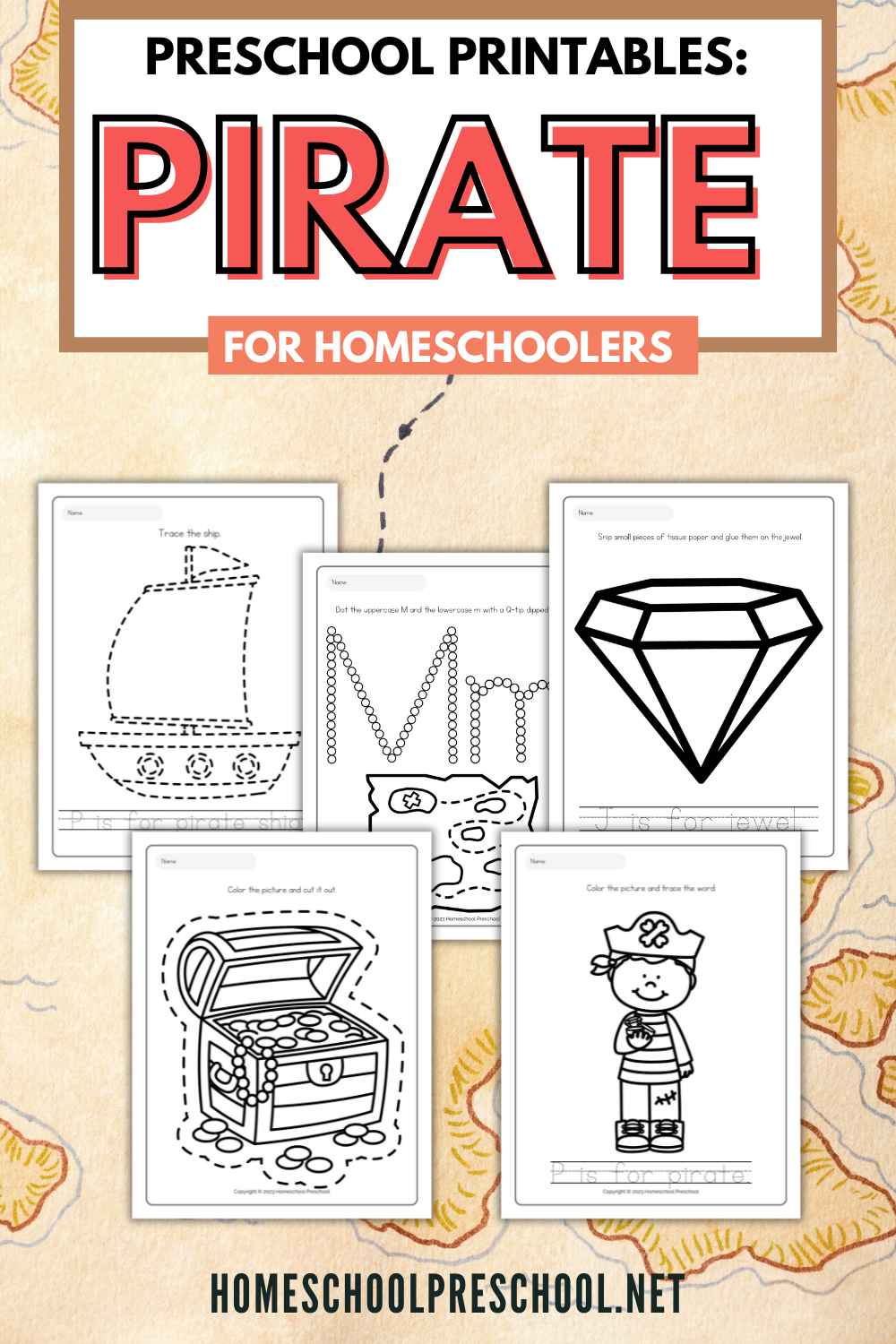 printable-pirate-labels Preschool Pirate Worksheets