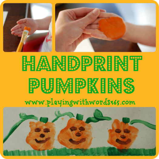 Hand-print-pumpkin-craft-525x525-1 Easy Toddler Halloween Crafts