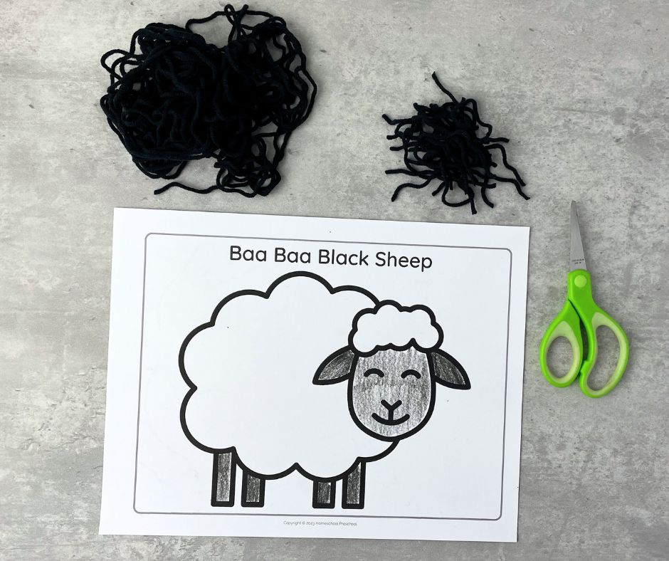 baa-baa-black-sheep-activities-kindergarten Baa Baa Black Sheep Craft for Toddlers