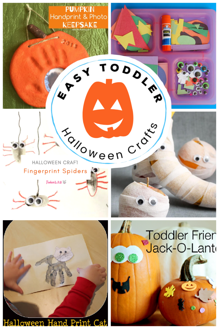 Easy Toddler Halloween Crafts
