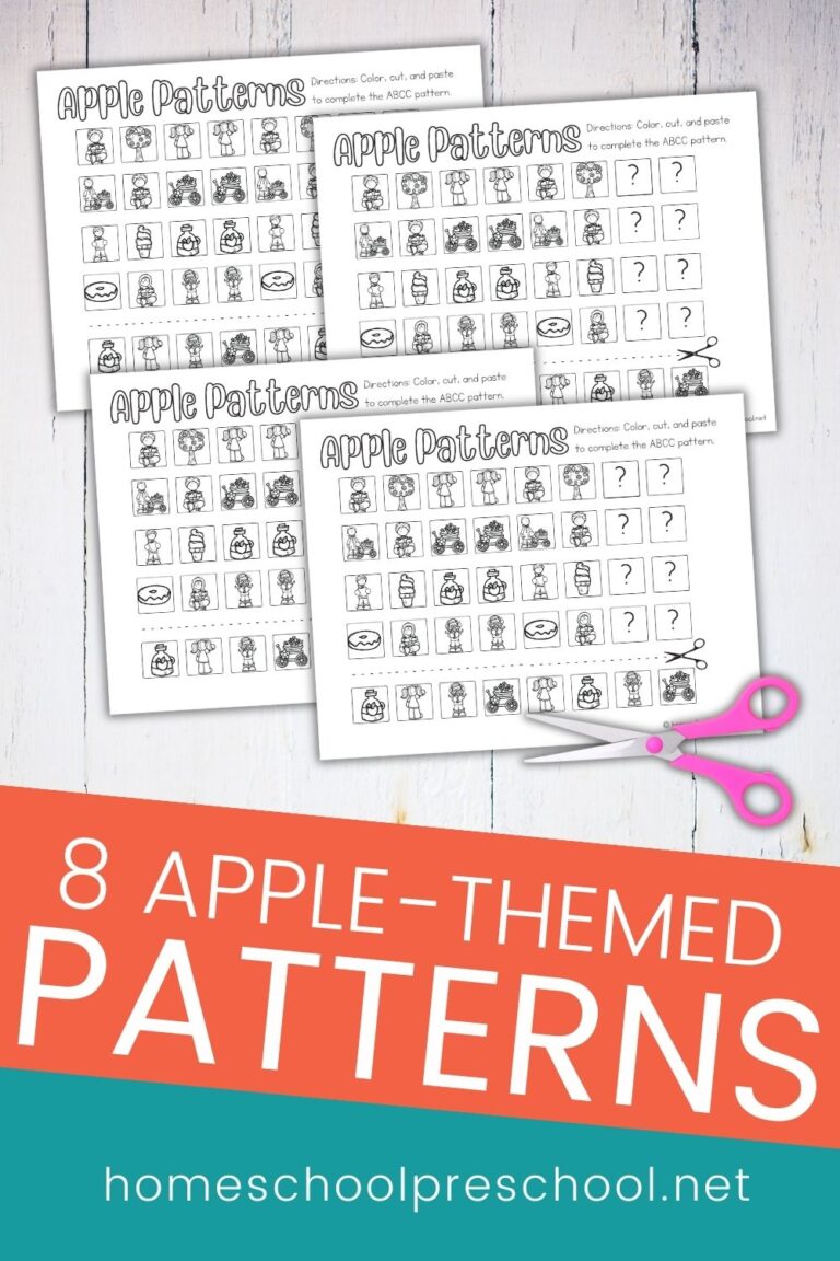 Apple Patterns Preschool