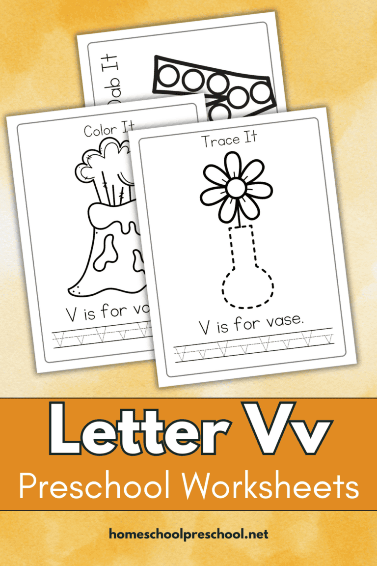 V Objects Worksheet Free Printable Letter V Worksheets for Preschoolers