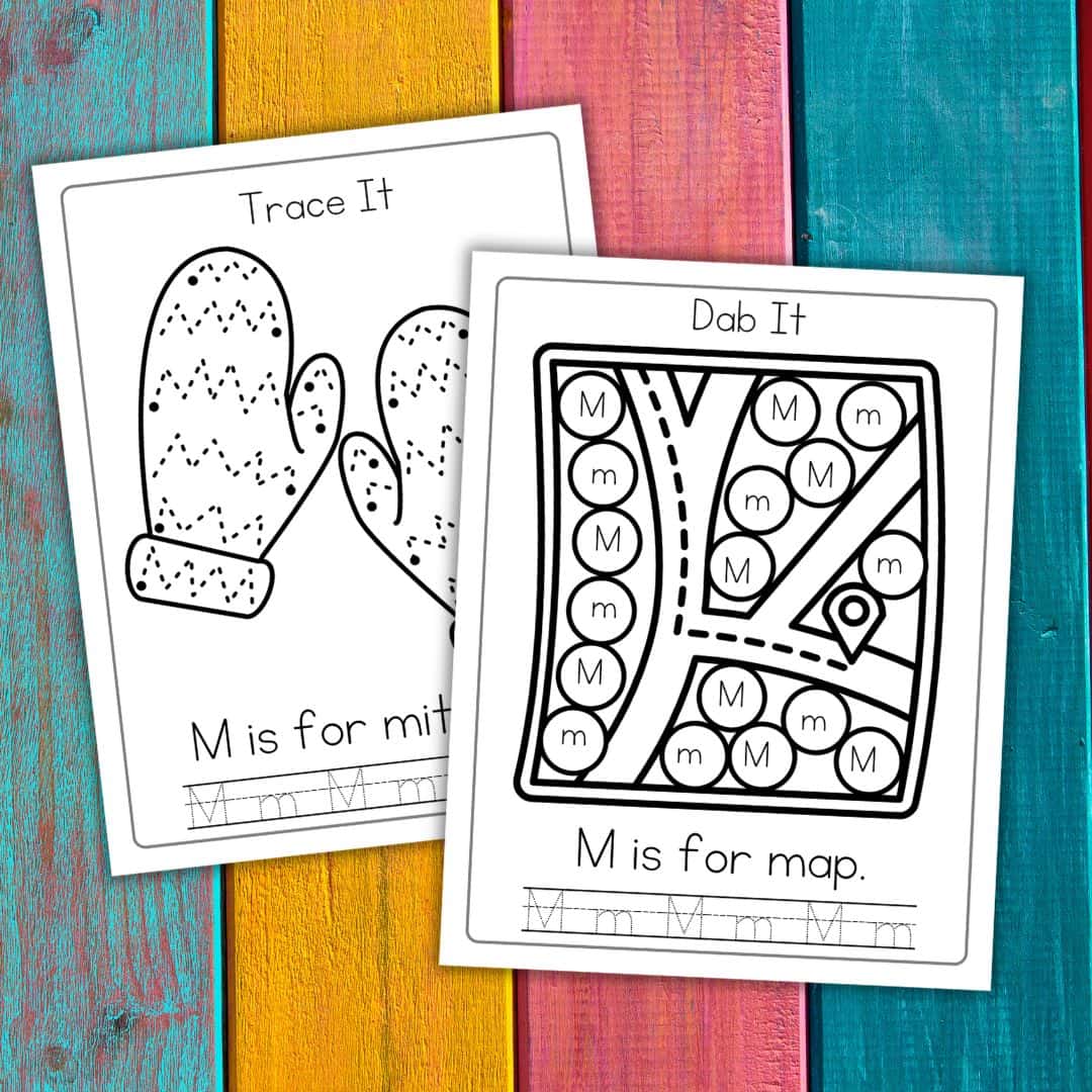 Free Printable Letter M Worksheets for Preschoolers