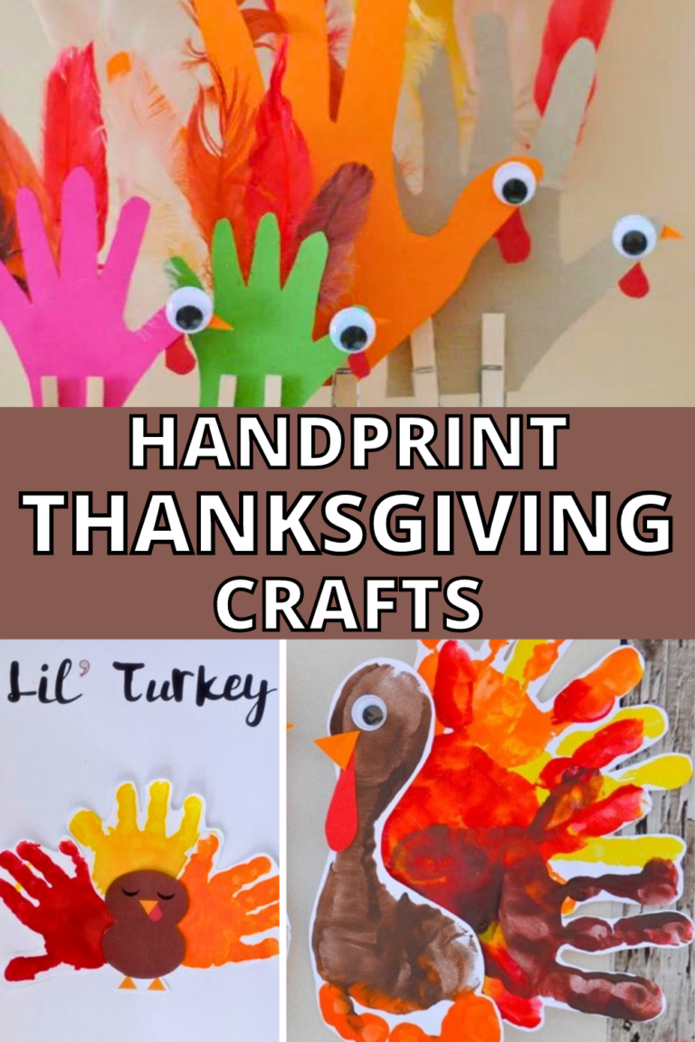 Handprint Thanksgiving Crafts