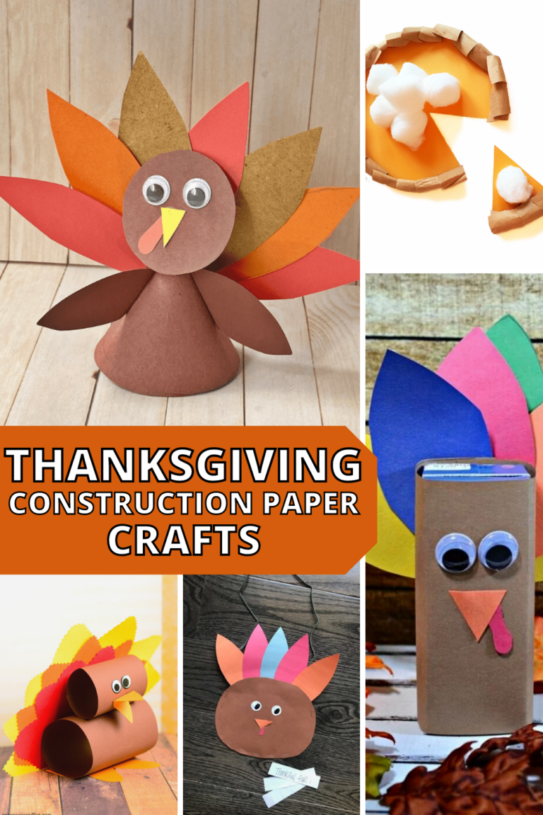 Thanksgiving Construction Paper Crafts