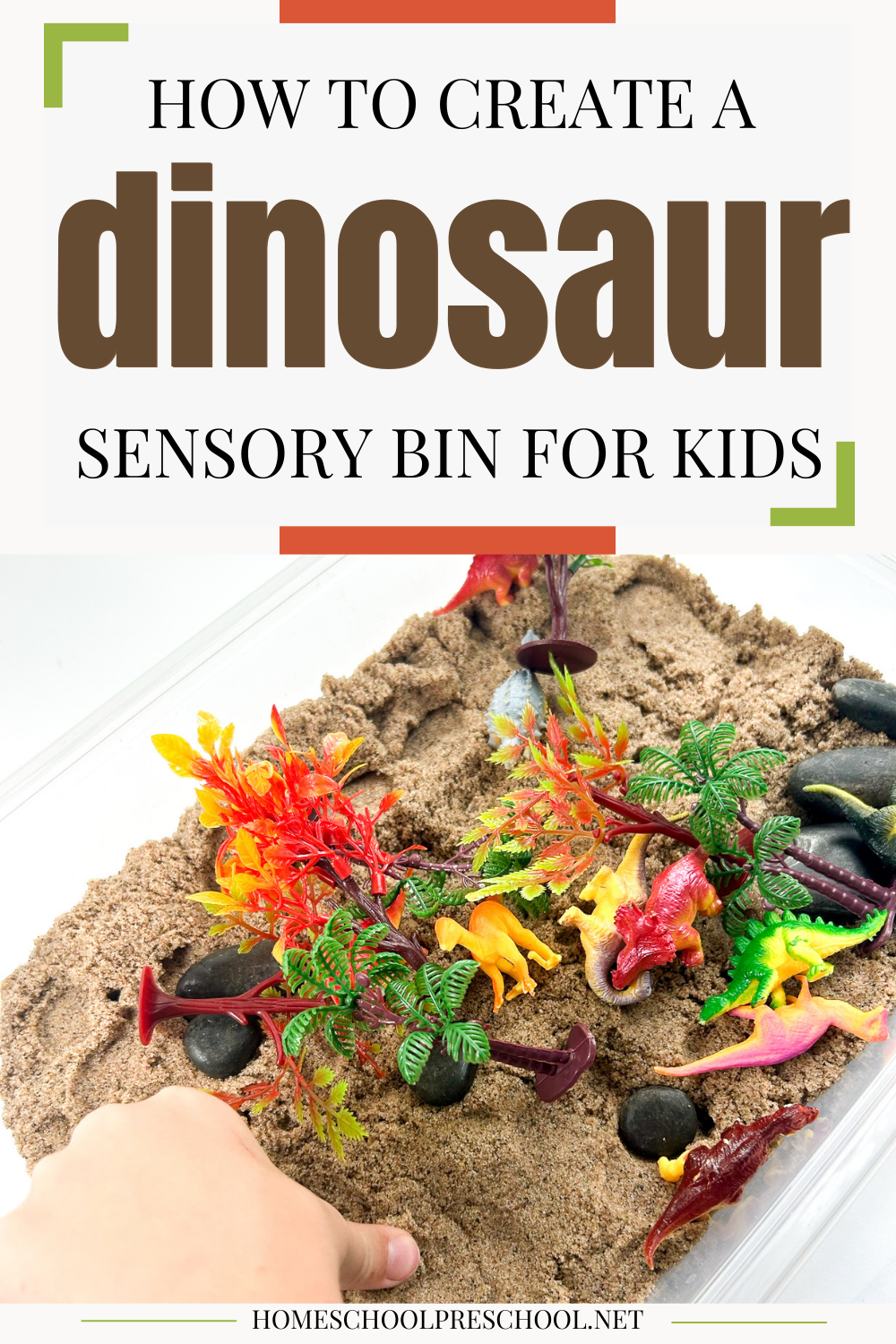 dinosaur-sensory-bin Dinosaur Sensory Bin