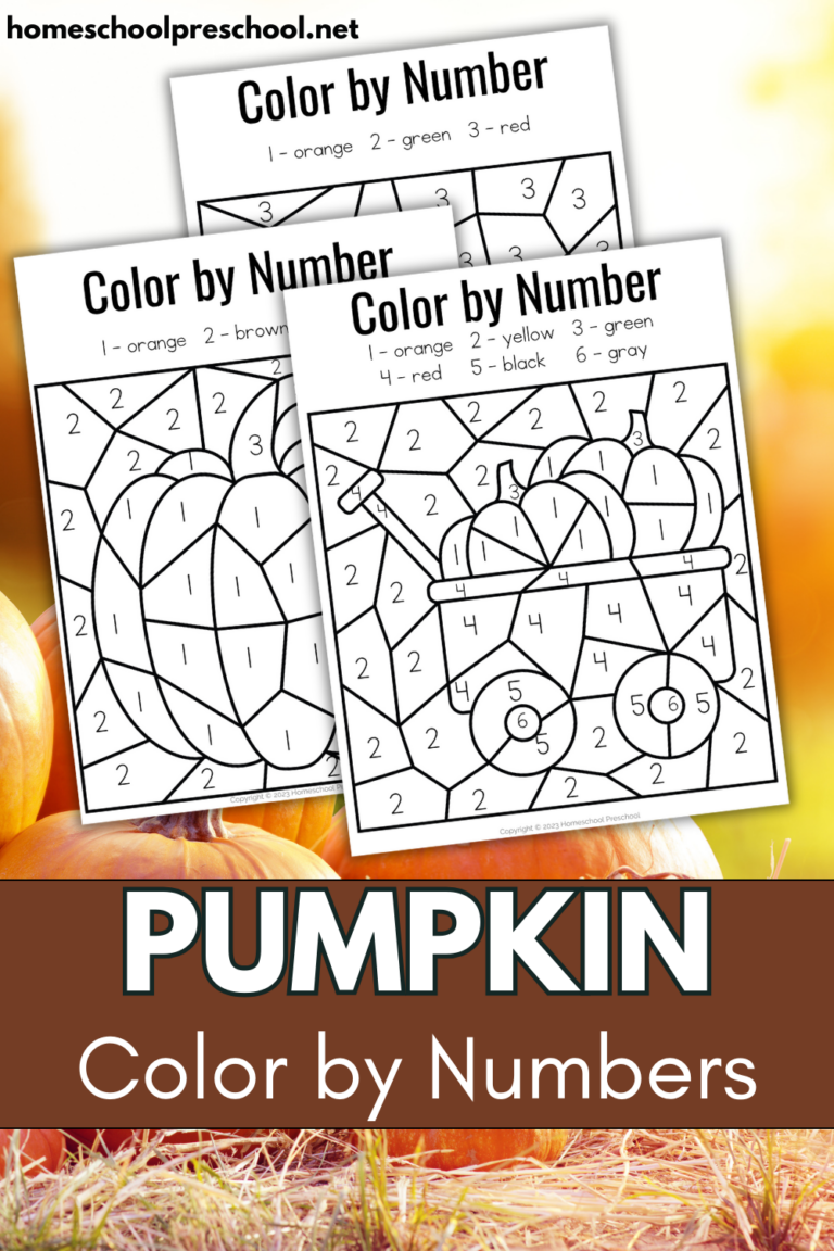 Pumpkin Color by Number